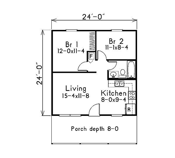 2 bedroom design